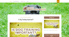 Desktop Screenshot of aboutsmalldogbreeds.com